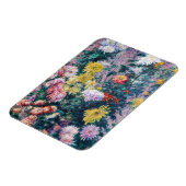 Kaillebotte - Witte en Gele Chrysanthema Magneet (Linkerzijde)