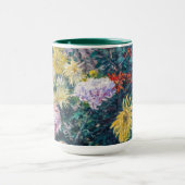 Kaillebotte - Witte en Gele Chrysanthema Mok (Midden)