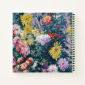 Kaillebotte - Witte en Gele Chrysanthema Notitieboek (Achterkant)