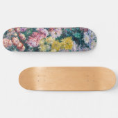 Kaillebotte - Witte en Gele Chrysanthema Persoonlijk Skateboard (Horizontaal)