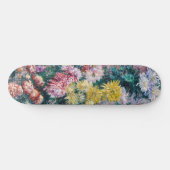 Kaillebotte - Witte en Gele Chrysanthema Persoonlijk Skateboard (Horizontaal)