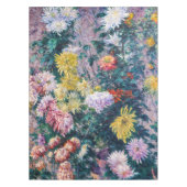 Kaillebotte - Witte en Gele Chrysanthema Tafelkleed (Voorkant)