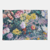 Kaillebotte - Witte en Gele Chrysanthema Theedoek (Horizontaal)