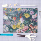 Kaillebotte - Witte en Gele Chrysanthema Tissuepapier (Craft)