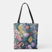 Kaillebotte - Witte en Gele Chrysanthema Tote Bag (Achterkant)