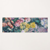 Kaillebotte - Witte en Gele Chrysanthema Yogamat (Voorkant (horizontaal))