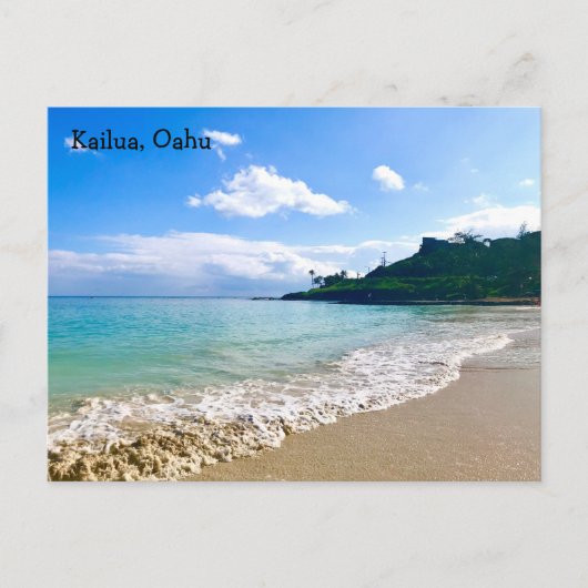 Kailua Beach, Oahu Briefkaart (Voorkant)