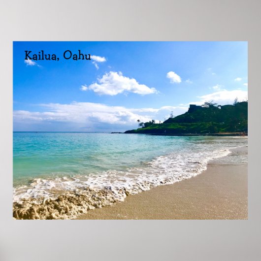Kailua Beach, Oahu Poster (Voorkant)