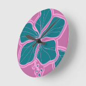 Kailua Hibiscus Hawaïaanse wandklokken (Hoek)