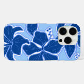 Kailua Hibiscus Hawaiian Engineered Floral Blue Case-Mate iPhone Case (Achterkant (horizontaal))