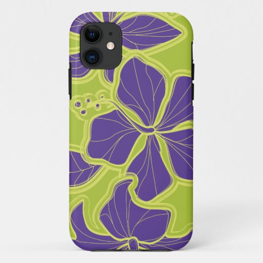 Kailua Hibiscus Hawaiian Floral iPhone 5 Hoesjes (Achterkant)