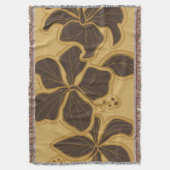 Kailua Hibiscus Hawaiian Floral Throw Blanket Deken (Voorkant Verticaal)