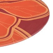 Kailua Hibiscus Hawaiian Glass Cutting Board Snijplank (Hoek)