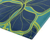 Kailua Hibiscus Hawaiian Glass Cutting Board Snijplank (Hoek)