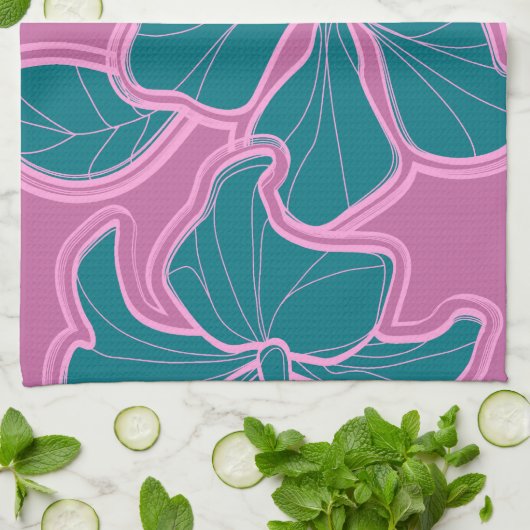 Kailua Hibiscus Hawaiian keukenhanddoek (Gevouwen)