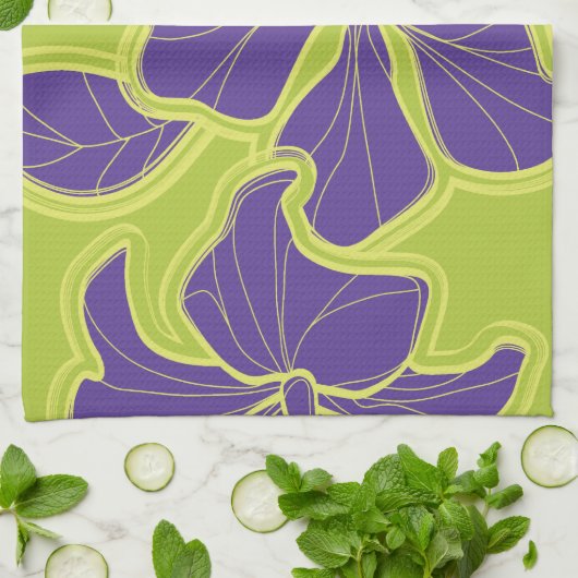 Kailua Hibiscus Hawaiian keukenhanddoek (Gevouwen)