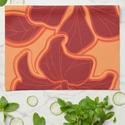 Kailua Hibiscus Hawaiian keukenhanddoek (Gevouwen)