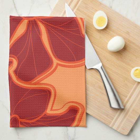 Kailua Hibiscus Hawaiian keukenhanddoek (Quarter Fold)