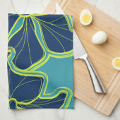 Kailua Hibiscus Hawaiian Kitchen Towel Theedoek (Quarter Fold)