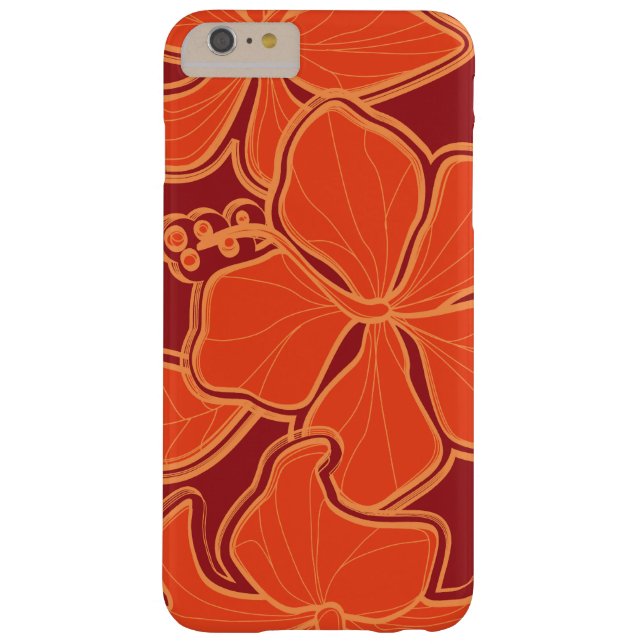Kailua Hibiscus Hawaiian Overmaats Floral Case-Mate iPhone Case (Achterkant)