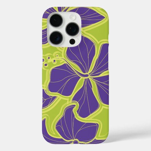 Kailua Hibiscus Hawaiian Overmaatse Floral Case-Mate iPhone Case (Achterkant)