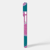 Kailua Hibiscus Hawaiian Oversize Floral Blauwgroe Case-Mate iPhone Case (Achterkant / Links)