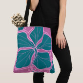 Kailua Hibiscus Hawaiian Reversible Beach Bag Tote Bag (Dichtbij)