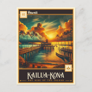 Kailua-Kona, Hawaï    Briefkaart