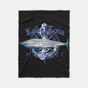 Kailua Kona Hawaï Nautilus Zeilen Bootvaren Fleece Deken