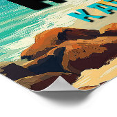  Kailua Kona Hawaii Beach Poster (Hoek)