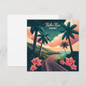 Kailua Kona Hawaii Big Island Sunset Retro (Voorkant / Achterkant)