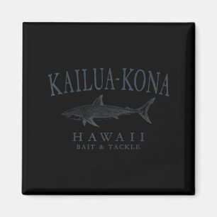 Kailua - kona hawaii haai retro leisteen kunst vis magneet