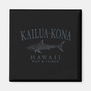 Kailua - kona hawaii haai retro leisteen kunst vis magneet
