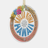 Kailua Kona Hawaii: hibiscus ornament (Rechts)