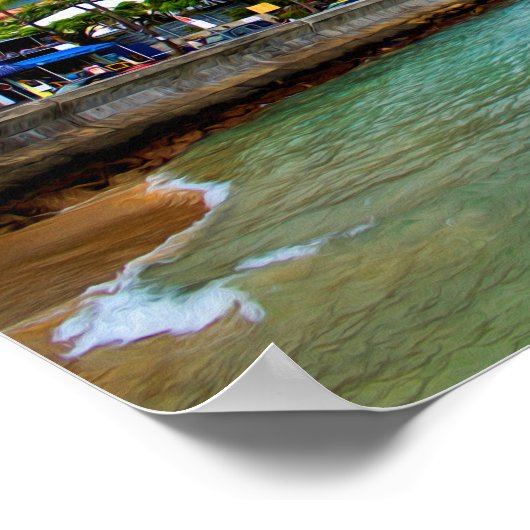 Kailua Kona, Hawaii Poster (Hoek)