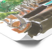 Kailua-Kona-kust Poster (Hoek)