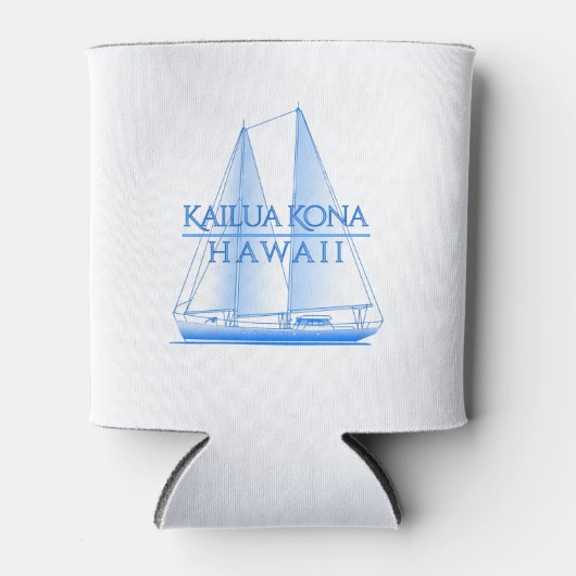 Kailua Kona Kustal Nautical Sailor Blikjeskoeler (Voorkant)
