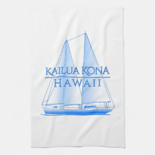 Kailua Kona Kustal Nautical Sailor Theedoek