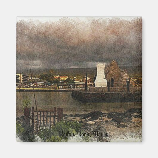 Kailua-Kona Magneet (Voorkant)