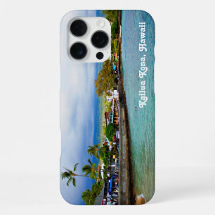Kailua Kona Pier Hawaï Digitale Olieverf Kunst iPhone 16 Pro Max Hoesje