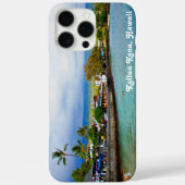 Kailua Kona Pier Hawaii Oil Paint Digital Art Case-Mate iPhone Case (Achterkant)