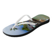 Kailua Kona Pier Hawaii Oil Paint Digital Art Teenslippers (Schuin)