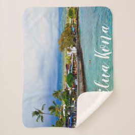 Kailua Kona Pier Hawaii Sherpa Deken