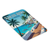 Kailua-Kona Town Hawaï Magneet (Rechterzijde)