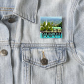 Kailua-Kona Vierkante Button 5,1 Cm (In situ)