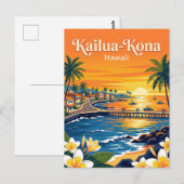 Kailua-Kona VS Briefkaart (Voorkant / Achterkant)