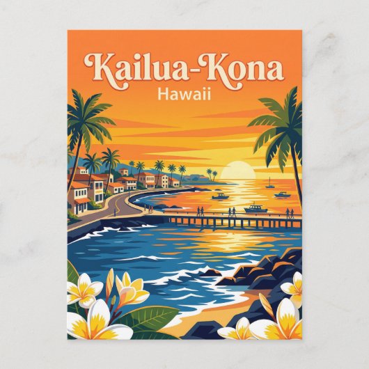 Kailua-Kona VS Briefkaart (Voorkant)
