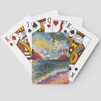 Kailua / Lanikai geschilderd Klassieke Speelkaarte Pokerkaarten