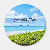 Kailua, Oahu  Square Magneet (Voorkant)