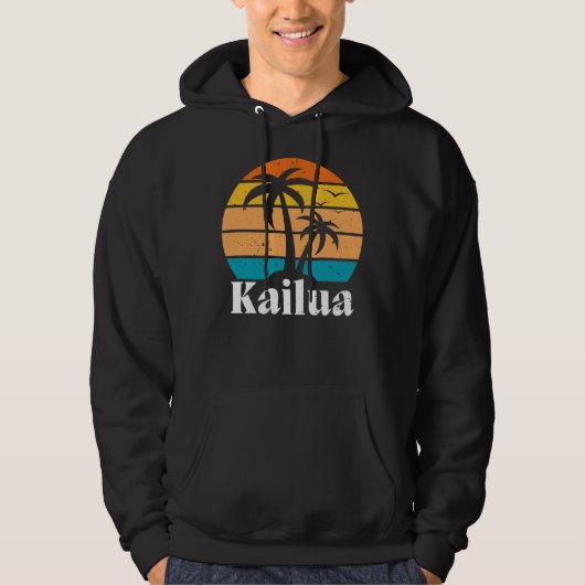 Kailua Retro Hoodie (Voorkant)